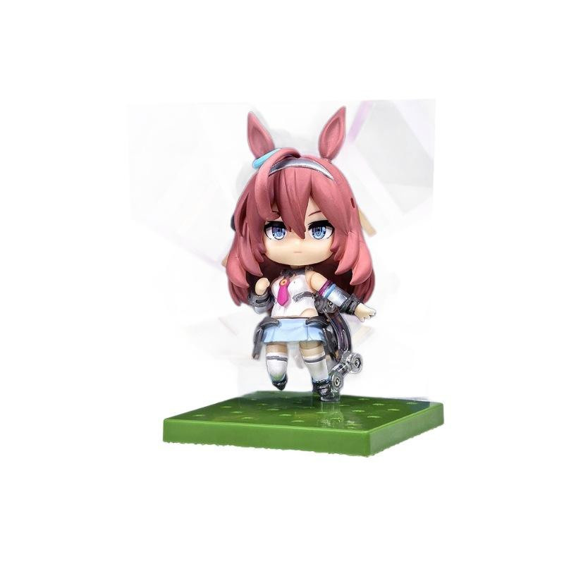 Mihono Bourbon Uma Musume Pretty Derby Chibi Actionfigur mit Gesichtstausch von Discover Intime aus PVC - Bild 3