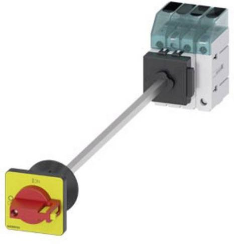 Siemens Lasttrennschalter 4-polig 32 A 690 V/AC 16 mm² in Rot und Gelb 3LD32400TL13 - Bild 1