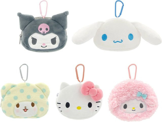 Sanrio Hello Kitty Plüsch-Geldbörse, kleiner Anhänger - Bild 1