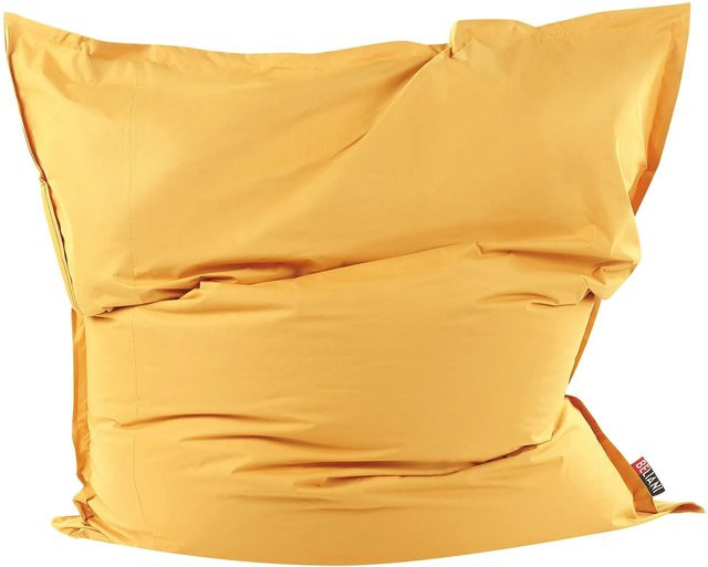 Beliani Sitzsack FUZZY Gelb B: 180 cm, T: 230 cm, H: 20 cm - Bild 1