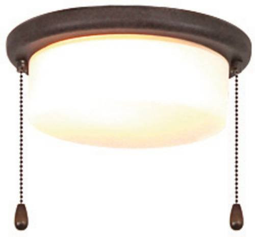 CasaFan 15Z BA Deckenventilator-Leuchte mit Opalglas in Weiß und Braun - Bild 1