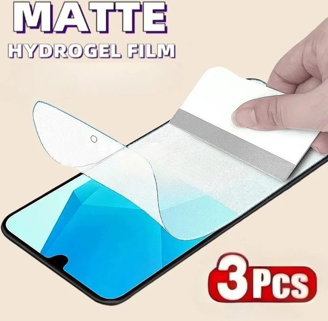 Matte Hydrogel Displayschutzfolie für Samsung Galaxy A17 A07 A16 A56 A26 A06 A55 A13 A23 A36 A73 A14 A15 A35 A53 in Transparent - Bild 1