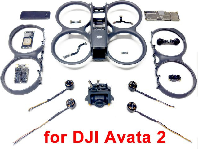 DJI Avata 2 Rundschale Propeller Schutzschalen Untere Abdeckung in Grau - Bild 1
