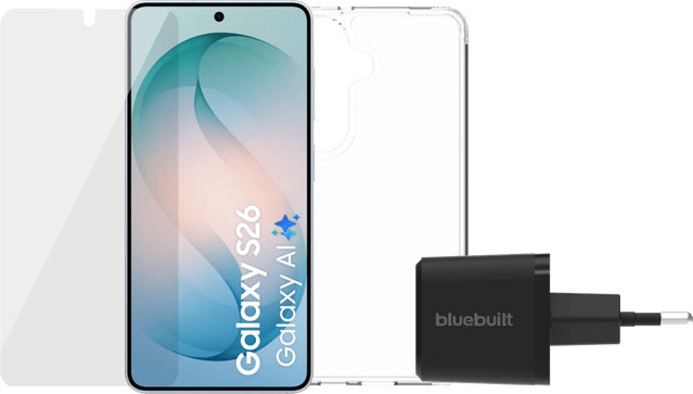 Samsung Galaxy S26 5G Smartphone 256GB Hellblau mit Zubehörset - Bild 1