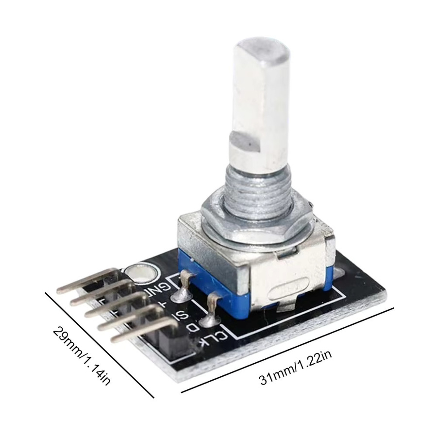 ATUOTIN HW-040 360 Grad Drehgeber Modul mit Knopfkappe und Ziegel Sensor Entwicklungsplatine 5V - Bild 4