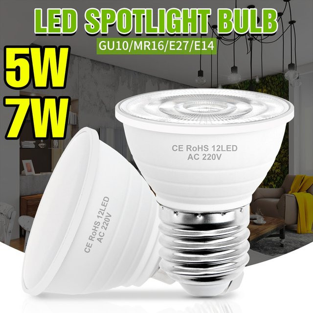 7W LED-Glühbirne E27 in Weiß mit kühlem Weiß für Deckenleuchten und Kronleuchter - Bild 1