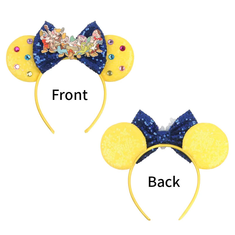 Disney Stirnband, Maus Ohren, Mädchen, Prinzessin, Pailletten - Bild 3