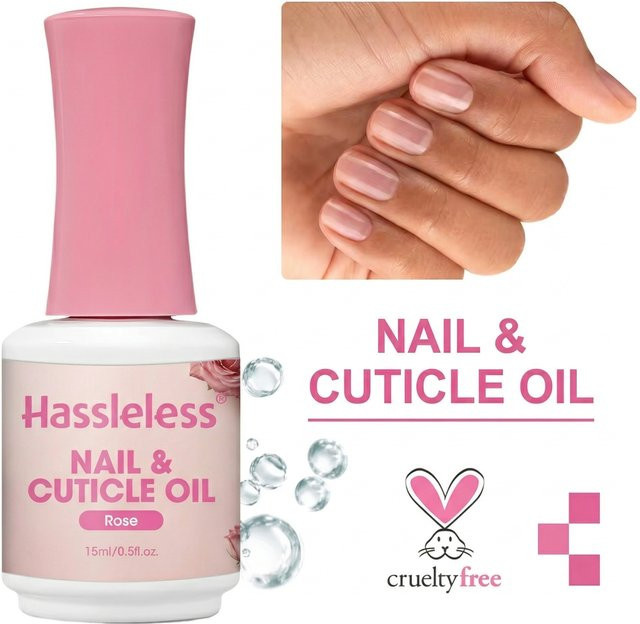 Hassleless Natural Cuticle Oil, Nagelpflege mit Rosenduft, Damen - Bild 1
