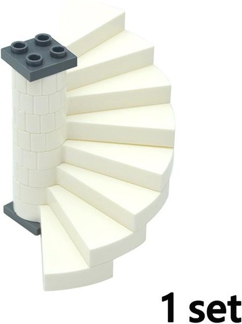 Wucifang Bags DIY Spiraltreppe Bausteine, ab 6 Jahren - Bild 1