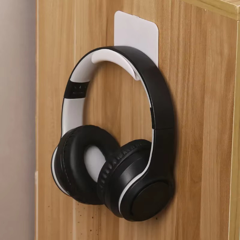 Universal Wand Kopfhörer Ständer und Gaming Controller Halter für Headset und Display Rack, Unter Schreibtisch Aufhänger Haken in Schwarz oder Weiß - Bild 5