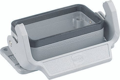 HARTING Anbaugehäuse 09 30 010 1305 09300101305 aus Aluminium in Grau - Bild 1