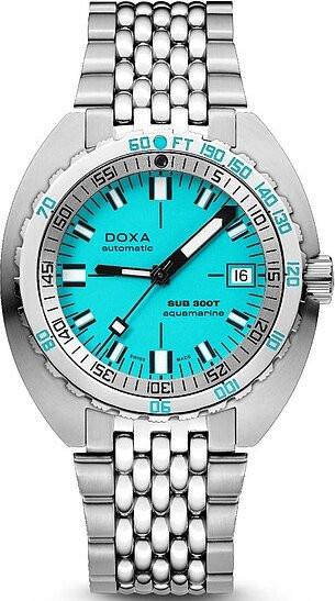 Doxa SUB300T Aquamarine Armbanduhr, Automatik, Edelstahl, 42,5 mm, Unisex - Bild 1