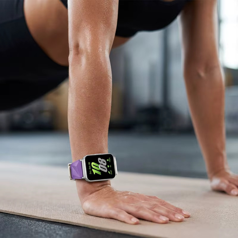 CAOWTAN Uhrenarmband Silikon, Samsung Galaxy Fit 3, Damen - Bild 3