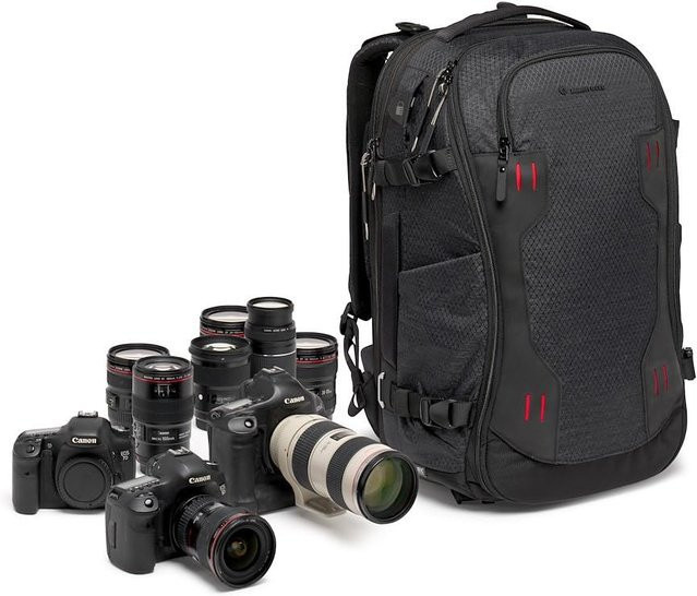 Manfrotto Kamerarucksack PRO Light Flexloader Backpack L 15 Zoll Schwarz mit Regenschutz und PC-Fach - Bild 1