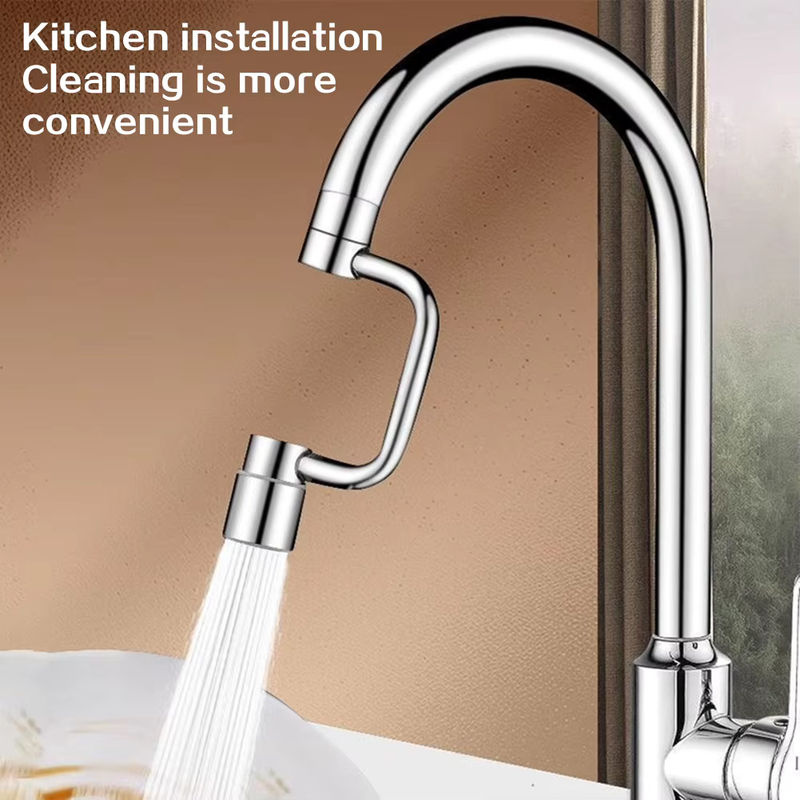Multiyilego 1080 Grad rotierender Wasserhahn-Verlängerungsarm für Badezimmer und Küche - Bild 5