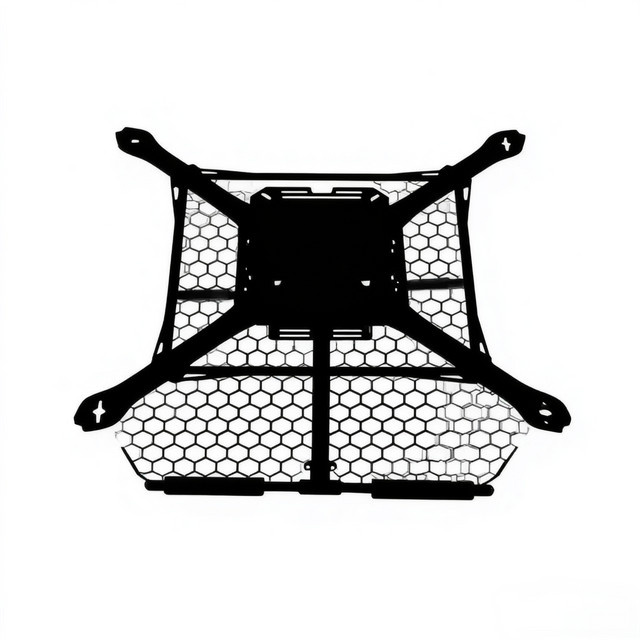 rctosky Drohnenrahmen Carbonfaser, Schwarz, Multicopter mit Landegestell - Bild 1