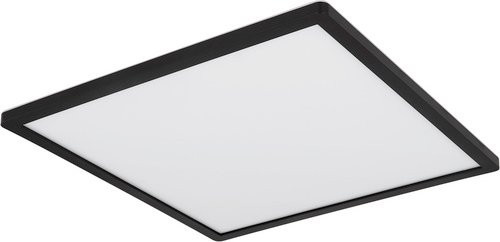 GLOBO LIGHTING LED-Deckenleuchte Sapana quadratisch Schwarz Matt inkl. Leuchtmittel B/T/H: 42 x 42 x 2,5 cm - Bild 1