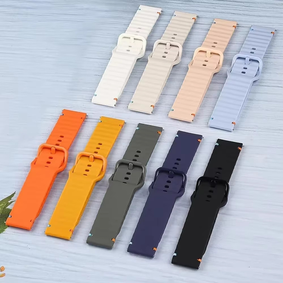 Xiaomi Uhrenarmband Silikon, Schwarz, Unisex, 22 mm - Bild 1