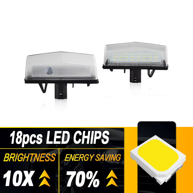 2 Stück LED Kennzeichenleuchten für Toyota Prius XW20 XW30, Venza, Matrix, RAV4 und Lexus CT200h von APMATAUTO, OEM: 8127053011 - Bild 2