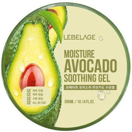 LEBELAGE Avocado Beruhigungsgel mit Aloe Vera, 300 ml, Unisex - Bild 1