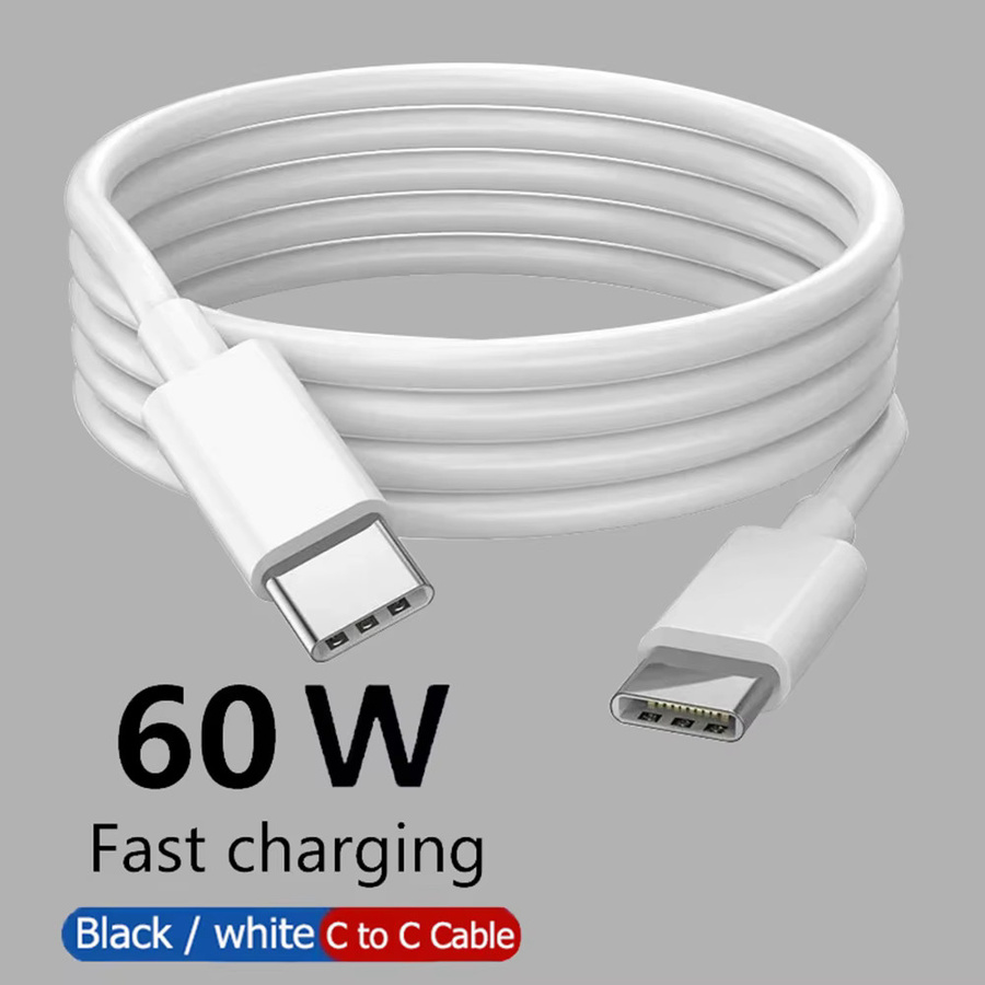 USB-C auf USB-C Superschnellladekabel mit 60 W PD für iPhone 15-Serie, iPad Air 5, MacBook, Huawei und Samsung S23 - Bild 2
