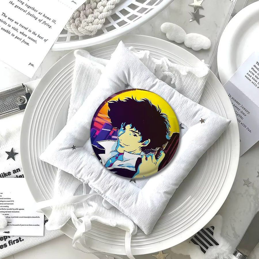 Brosche Cowboy Bebop Anime Retro Abzeichen, Unisex - Bild 5