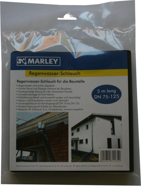 Marley Regenwasserschlauch DN 75 - DN 125 in Schwarz, 5 m - Bild 1