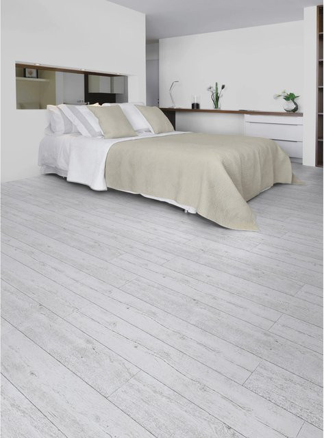 Gerflor Selbstklebender Vinylboden Senso Rustic White Pecan in Holzoptik, Dicke: 2 mm, Farbe: Weiß - Bild 1