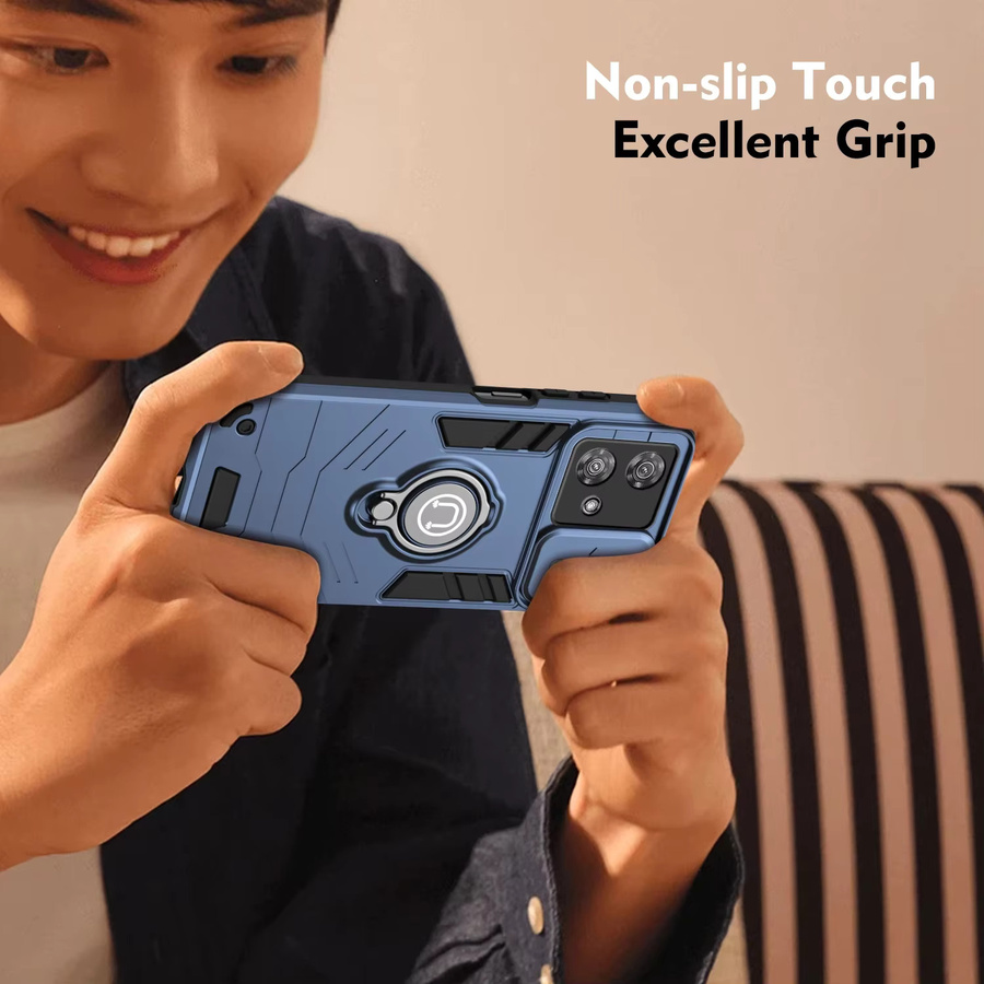 Schutzhülle mit Objektivschutz für Motorola Moto Edge 40 50 Neo G22 G04 G24 G34 G84 G14 G54 G53 G55 G35 G85 5G in Grau und Blau - Bild 6
