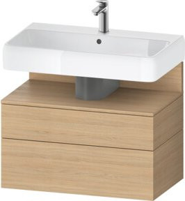 Duravit Waschtischunterschrank Qatego mit 1 Kasten und Nischenbereich, B/T/H: 79 x 47 x 59 cm - Bild 1