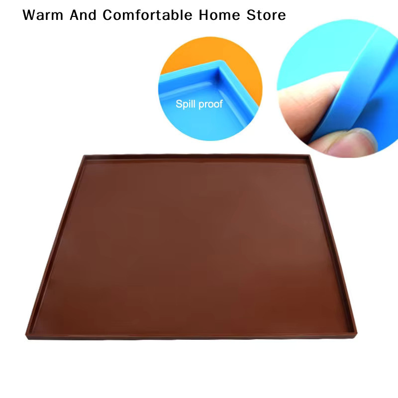 HUXUAN Silikon-Backmatte in Grün, rechteckige Antihaft-Backmatte für Kuchen und DIY-Backutensilien - Bild 4