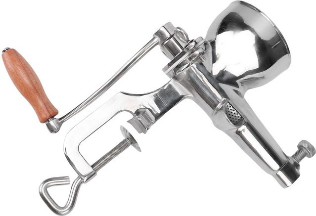Aimo Manuelle Zitruspresse aus Edelstahl in Silber für Orangen, Ingwer und Granatapfel - Bild 1