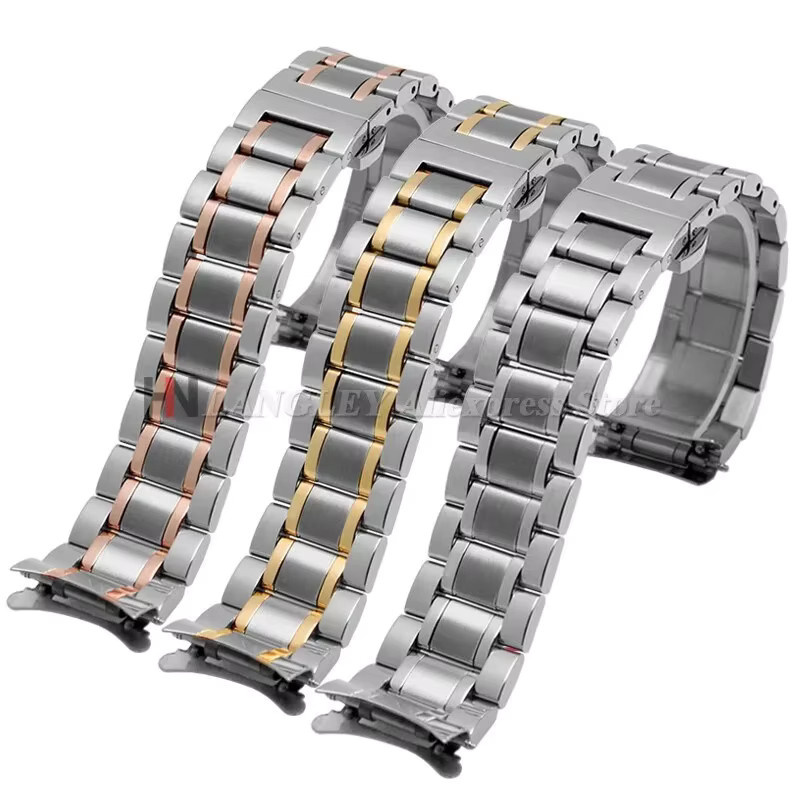 Uhrenarmband Langley, Edelstahl, Schmetterlingsschnalle, Unisex - Bild 2
