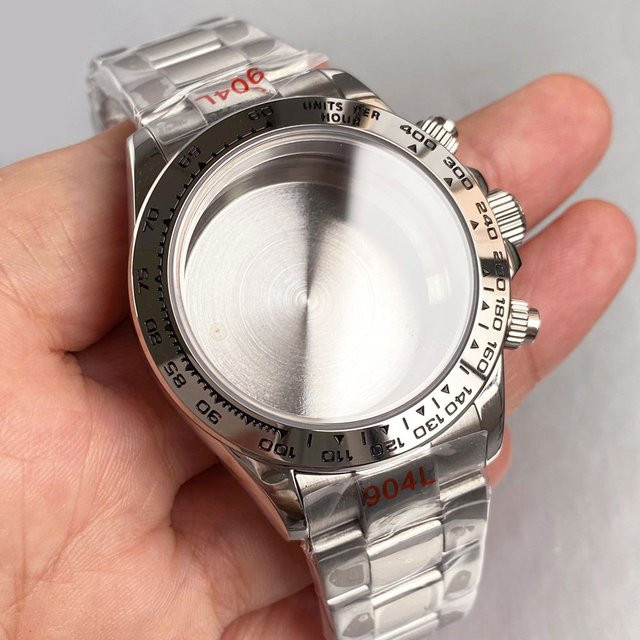 Tandorio Quarz-Chronograph, Edelstahl, Silber, Herren - Bild 1