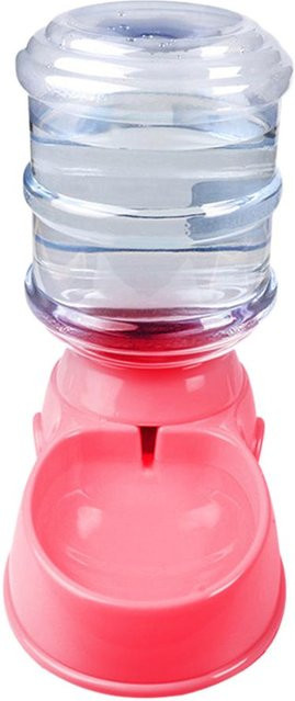 Koogeelife Automatischer Wasserfutterspender für Haustiere in Pink mit 3,5 l Fassungsvermögen - Bild 1