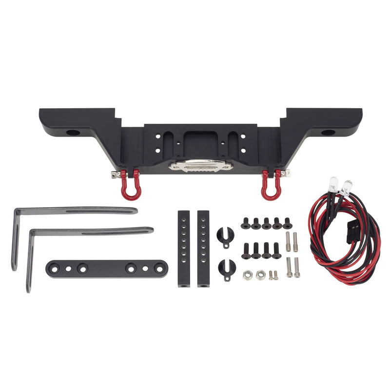 Axial Metall-Frontstoßstange, Schwarz, Zubehör - Bild 3