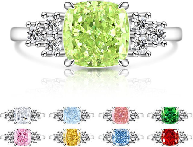 yiwanwan Ring 925 Silber, Diamant, Damen - Bild 1