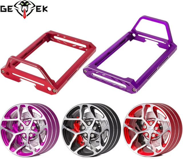 Flysky Aluminium CNC Sender Tragegriff und Schutz Bevel Upgrade Lenkrad für NB4, Noble Lite und PRO Controller in Schwarz und Multicolour - Bild 1
