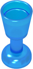 Gobricks 6269 Ausrüstung Ziegel Becher Teile, 10-teiliges Set, Blau - Bild 1