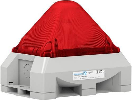 Pfannenberg Optisch-akustischer Signalgeber PY X-MA-05 230V AC in Rot RAL7035 mit 100 dB - Bild 1