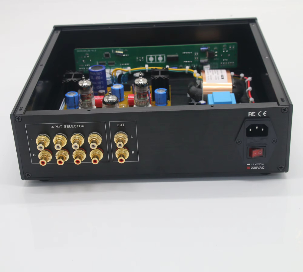 SENGTERBELLE HiFi Remote Volume 12AX7 Tube Stereo Vorverstärker in Schwarz auf Basis des Marantz 7 Schaltkreises - Bild 2