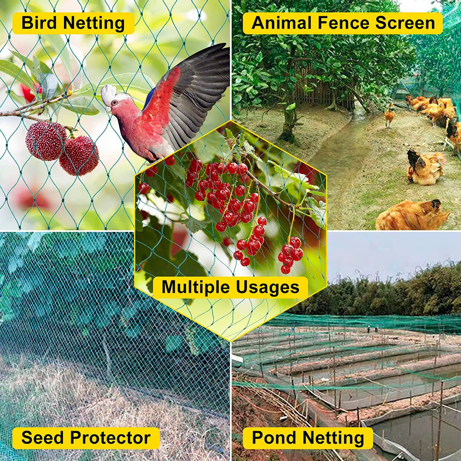 Robustes Anti-Vogel-Netz als Schutz für deinen Gartenzaun und deine Nutzpflanzen - Bild 4