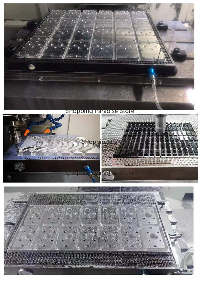 Pneumatischer CNC Vakuum Chuck für Edelstahl, Aluminium und Kupfer in Silber - Bild 2