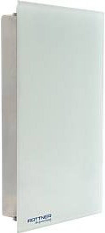 Rottner Schlüsselschrank Key Glass White mit Magnetverschluss aus Edelstahl und Glas für 8 Schlüssel, B: 20 cm, T: 4 cm, H: 30 cm - Bild 4