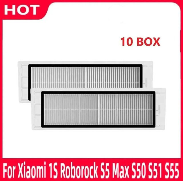 HEPA-Filter Ersatzteile in Weiß für Xiaomi Mijia 1S SDJQR01RR Xiaowa C10 und Roborock S50 S51 S52 S55 T65 Saugroboter-Zubehör - Bild 1