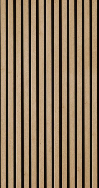 Kosche Akustikpaneel Holzoptik Eiche Amalfi, Farbe: Braun, Breite: 56,1 cm, Höhe: 240 cm - Bild 1