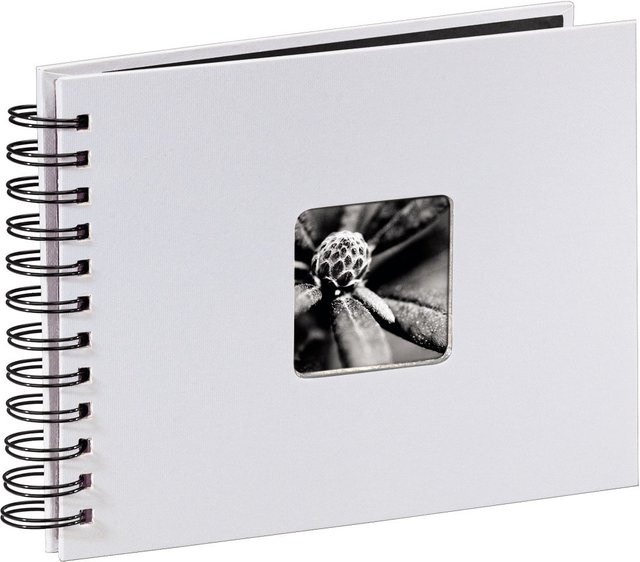 Hama Spiral-Album Fine Art in Schwarz mit 50 schwarzen Seiten, B/H: 17 x 24 cm - Bild 1