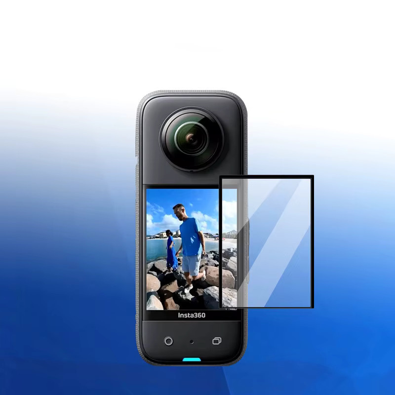 Kratzfester gebogener Displayschutz für Insta360 One X3 in Transparent - Bild 2