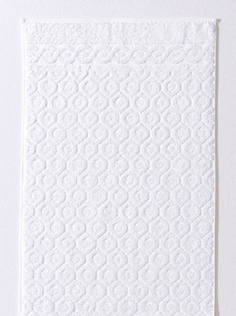 Ross Handtuch Set aus 100% Baumwolle in Weiß, bestehend aus 2 Duschtüchern und 4 Waschlappen - Bild 1