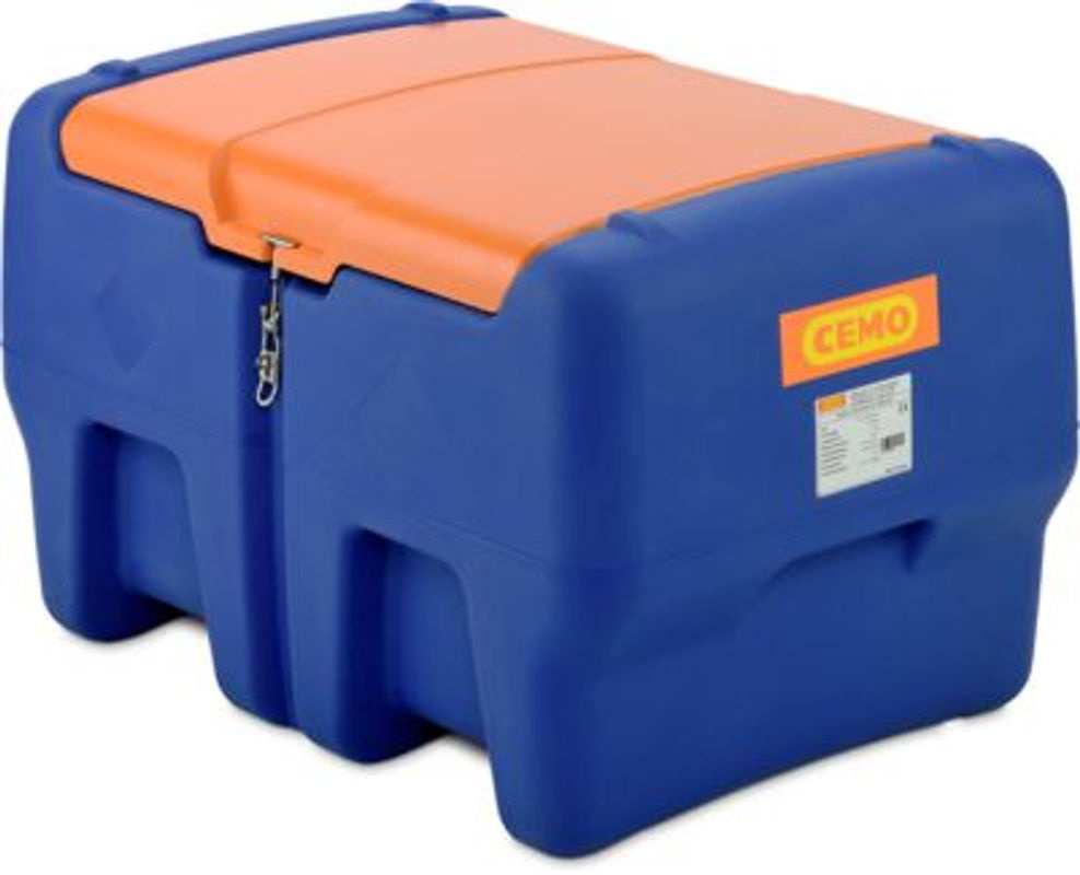 Mobile Tankstelle CEMO Blue-Mobil EASY mit Tauchpumpe CENTRI SP30 12V für AdBlue, 440 l Tank, Klappdeckel, B: 118 cm, T: 80 cm, H: 71 cm - Bild 2